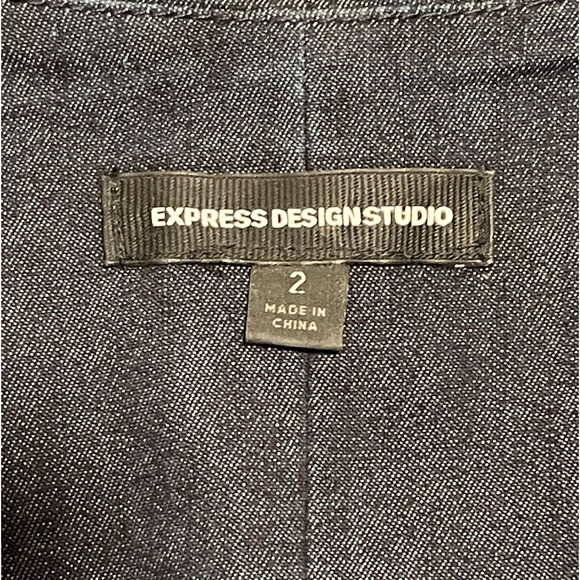 EXPRESS Corset-style Denim Skirt - Picture 5 of 10